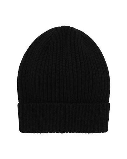 Dolce & Gabbana Black Wool And Cashmere Hat