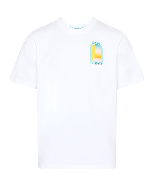 Casablancabrand Bedrucktes T-Shirt L'Arc in White für Herren