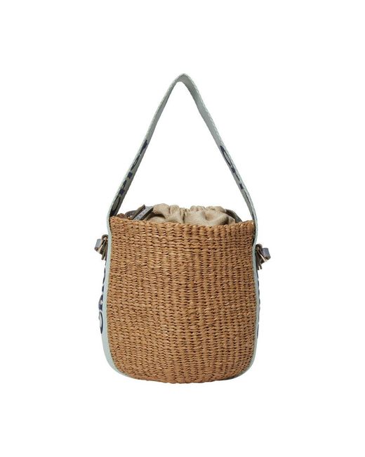 Chloé Brown Small Woody Basket