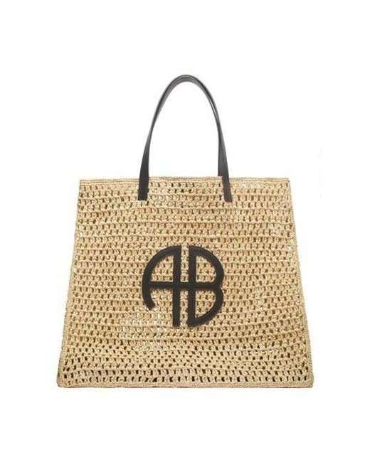 Anine Bing Rio Tote in Natural | Lyst