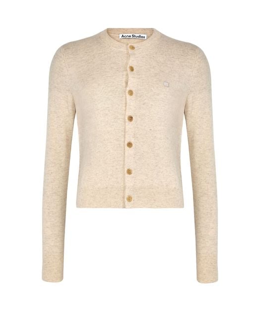 Acne Natural Wool Cardigan