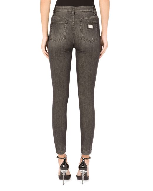 Dolce & Gabbana Gray Denim Audrey Jeans