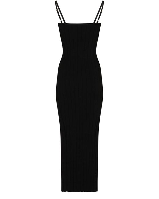 Jacquemus Black The Sierra Strappy Dress
