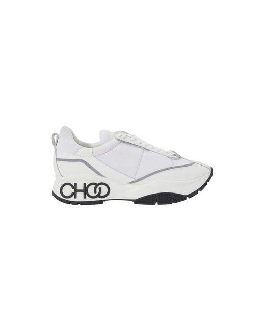 Jimmy Choo White Raine Sneakers