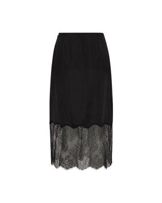 Anine Bing Black Amélie Midi Skirt