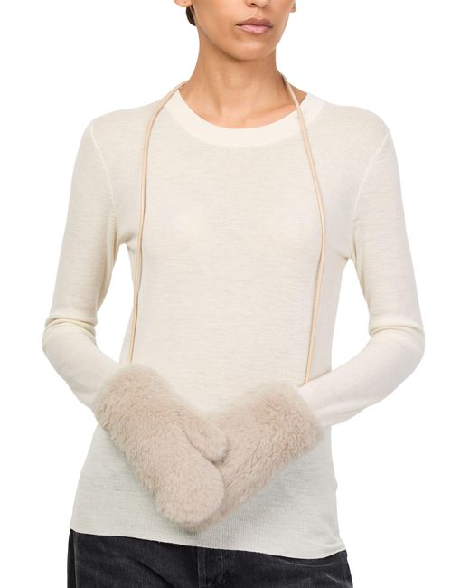 Max Mara Pink Ombrato Gloves