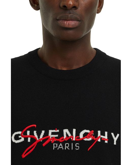 Givenchy sweater red and black top