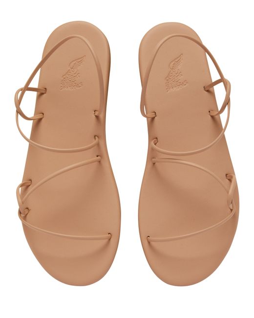 Ancient Greek Sandals Brown Proorismos Sandals