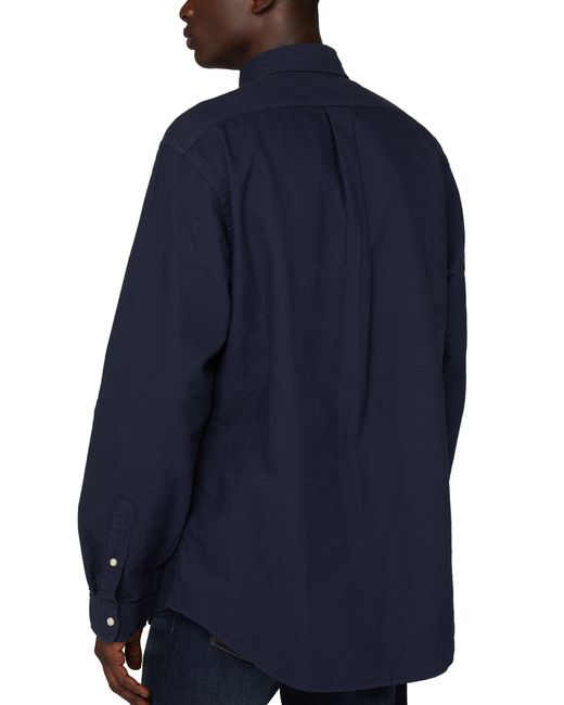 Polo Ralph Lauren Blue Long-sleeve Shirt With Logo for men