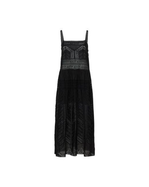 Zimmermann Black Halliday Lace Trim Slip Dress