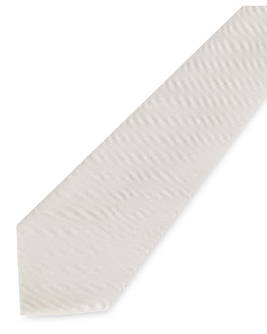 Dolce & Gabbana 12-cm-Krawatte aus Seidenfaille in White für Herren