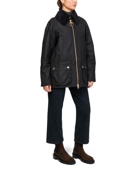 Barbour Black Jacke Allerston Wax