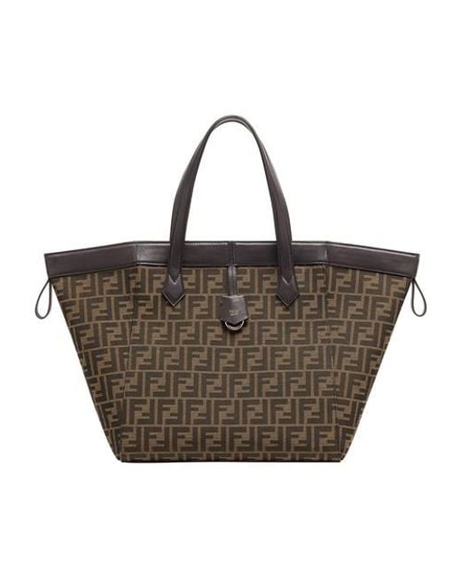 Fendi Brown Origami Large Bag