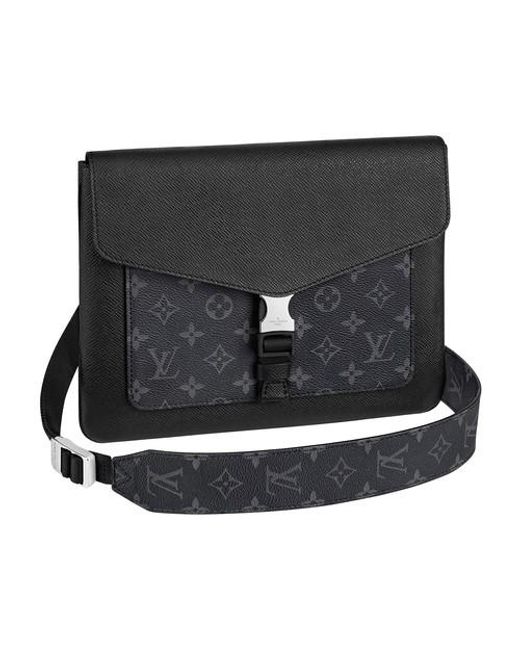 Louis Vuitton Outdoor Messenger Tasche mit Überschlag in Schwarz für Herren  | Lyst DE