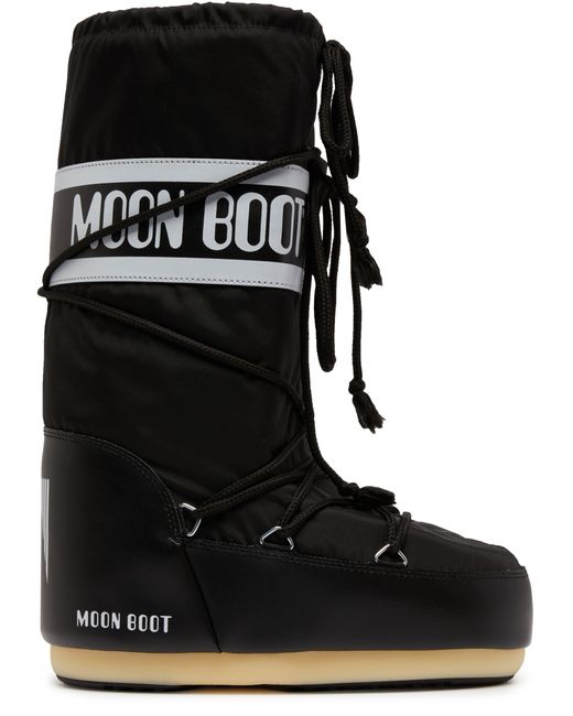 Bottes Icon en nylon Moon Boot en coloris Black