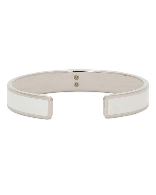 Dolce & Gabbana Metallic Logo-plaque Cuff Bracelet