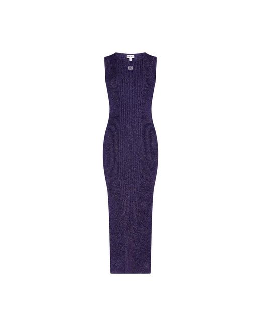 Loewe Purple Vest Dress