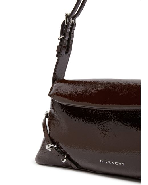 Givenchy Black Tasche P'Tit Voyou Kleines Modell Aus Lackleder