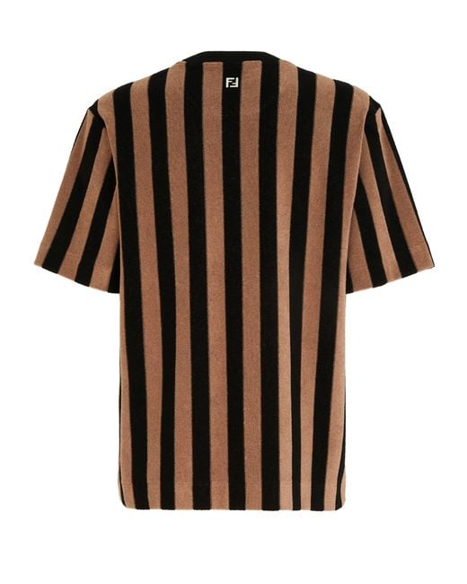 Fendi T-Shirt in Oversize Fit in Black für Herren