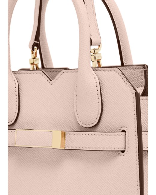 Valextra Pink Mikro-Tasche Milano