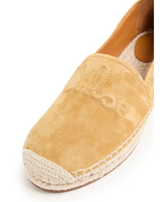 Espadrilles Isla Chloé en coloris Natural