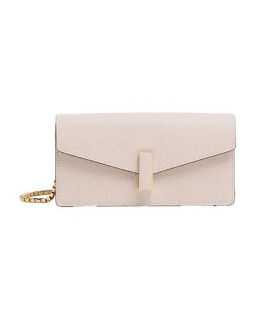 Valextra Natural Iside Pouch With Chain
