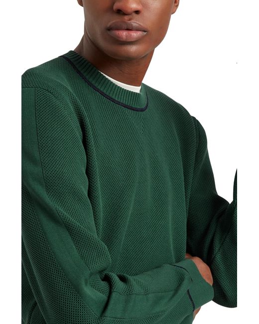 Pringle of Scotland Men's Round Neck Cotton Sweatshirt Jumper In Sand /  Sand in Green for Men | Lyst Canada