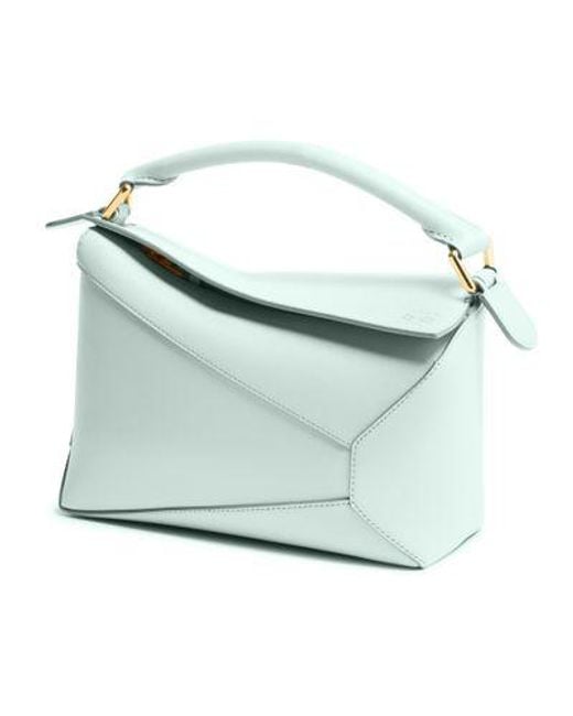 Loewe Blue Small Puzzle Edge Bag