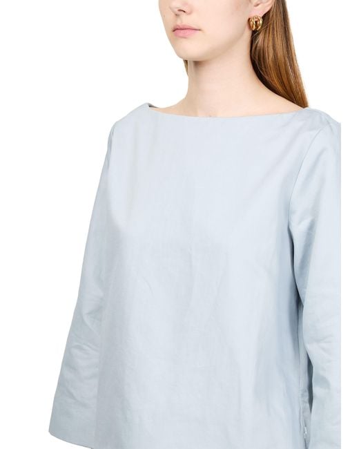 Skall Studio Blue Alma Long-Sleeved Blouse