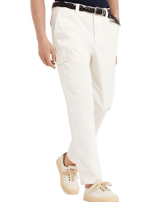Pantalon teint en pièce Brunello Cucinelli pour homme en coloris White