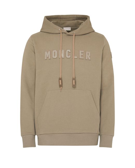 Moncler Natural Hooded Sweatshirt for men
