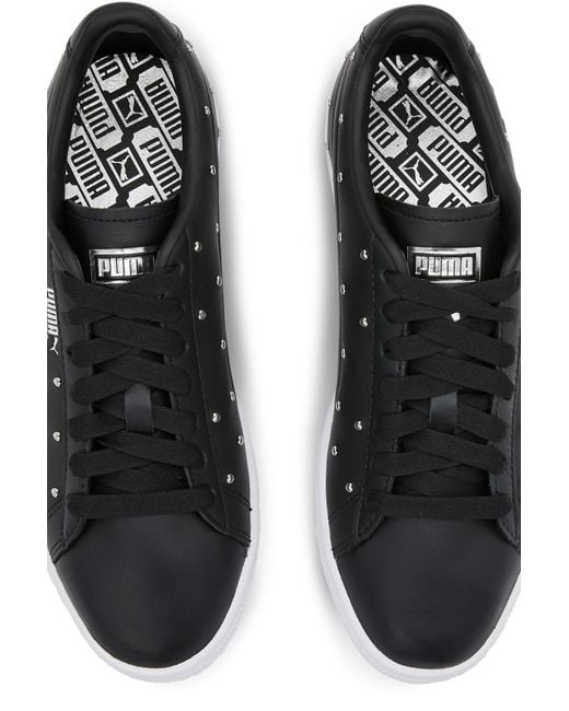 PUMA Studded Sneakers in Black - Lyst
