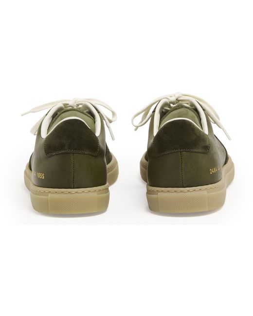 Common Projects Green Bball Duo Slim Sneakers for men