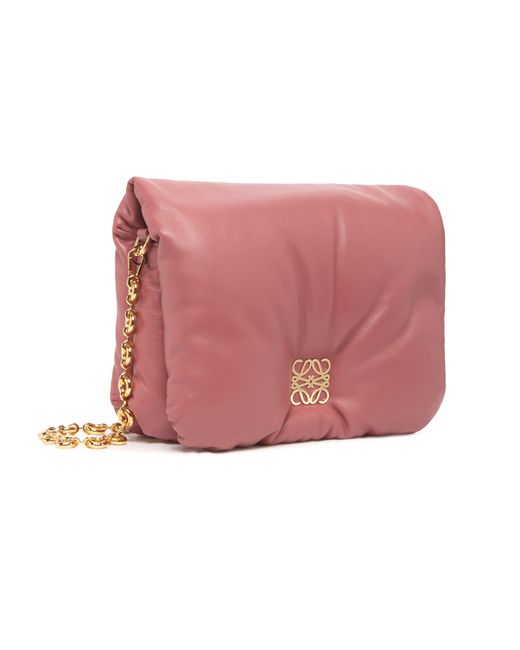 Loewe Pink Goya Small Puffer Bag