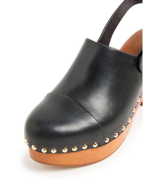 Chloé Gray Jeanette Clogs