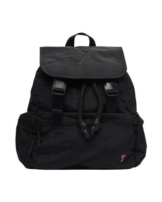 AMI Black Adc Backpack for men