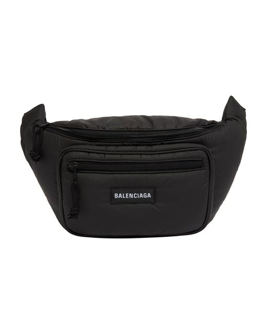 Balenciaga Black Explorer Beltpack for men