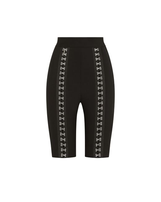 Dolce & Gabbana Black Woolen Shorts