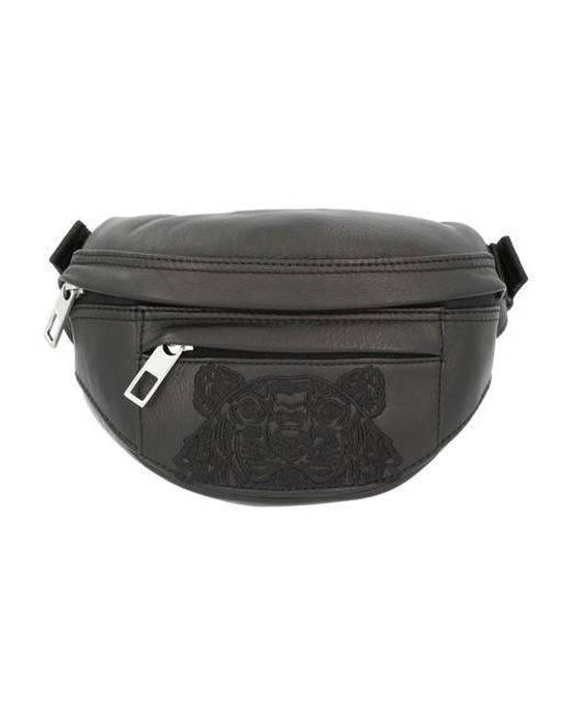 KENZO Black Mini Bum Bag for men