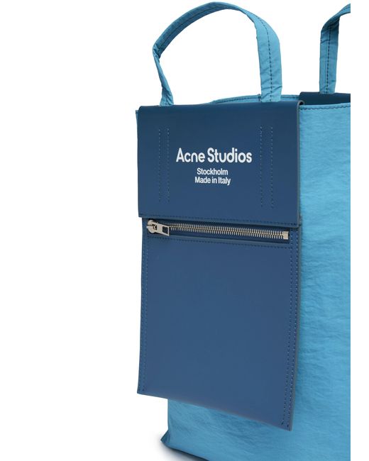 Acne Blue Baker Out M Recycled Tote Bag