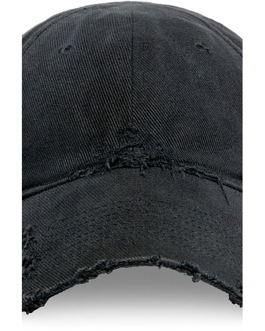 最終値下げ　BALENCIAGA dog bite cap Balenciaga Dog Bite Baseball Hat In Black | ModeSens