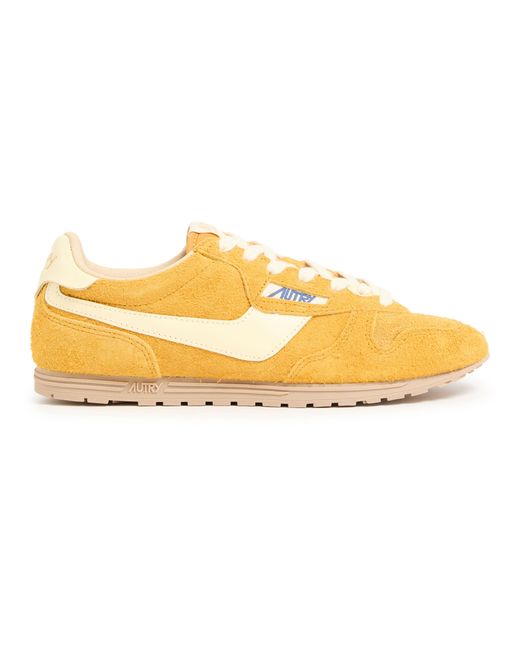 Autry Yellow Low Top Sneakers Windspin