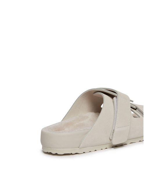 Birkenstock 1774 White Uji Flat Sandals