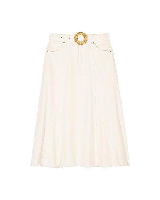Ba&sh White Tinna Skirt