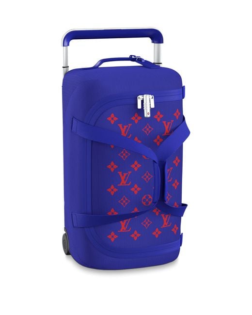 Louis Vuitton Horizon Soft Duffle 55 Koffer in Blue für Herren