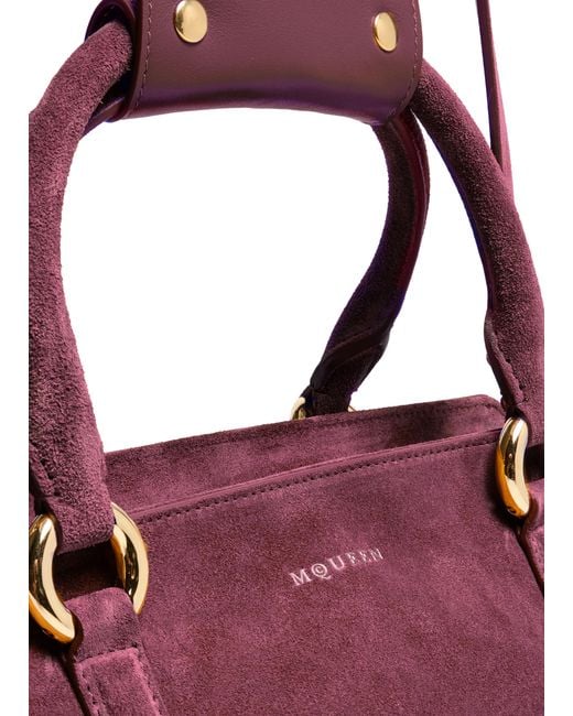 Petit Sac À Main Farringdon Alexander McQueen en coloris Purple