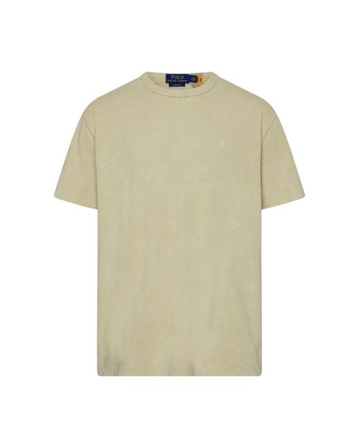 Polo Ralph Lauren Green Short-sleeved T-shirt With Logo for men