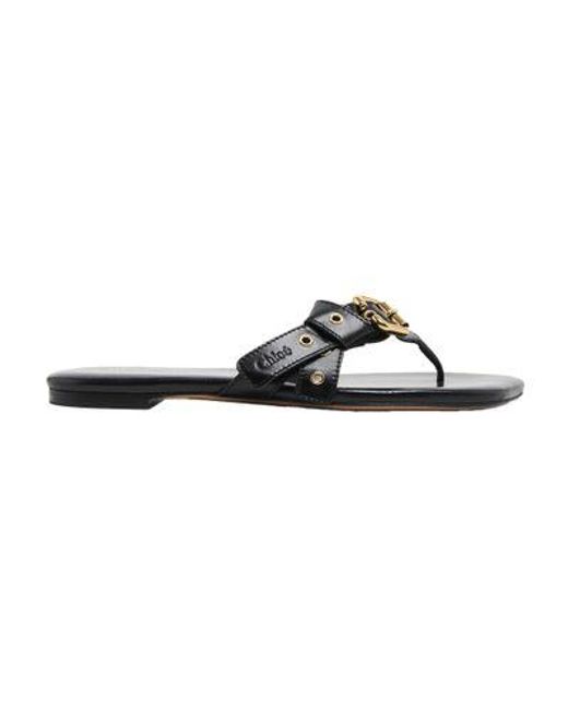 Chloé Blue Mae Sandals