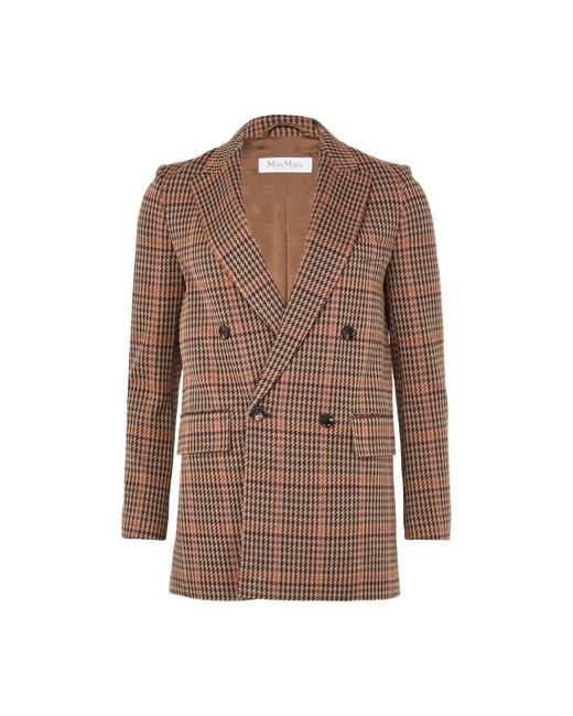 Max Mara Brown Guelfo Blazer