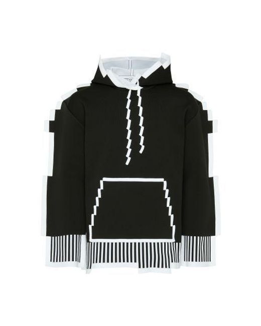 Loewe Black Pixelated Hoodie for men